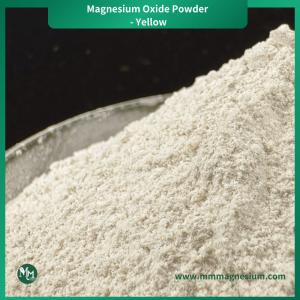 Magnesium Oxide Yellow Powder